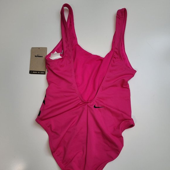 168. Nike 1pc swimsuit. Pink. Size M. NWT - Picture 2 of 5